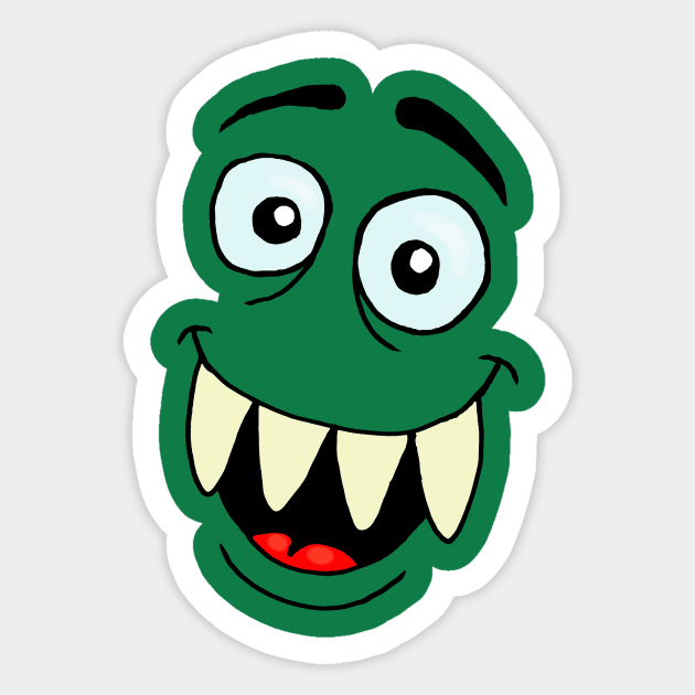 Friendly Monster Sticker by MalcolmKirk